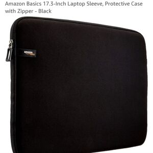 Amazon Basics 17.3" Soft Black Protective Case for Laptop Computer